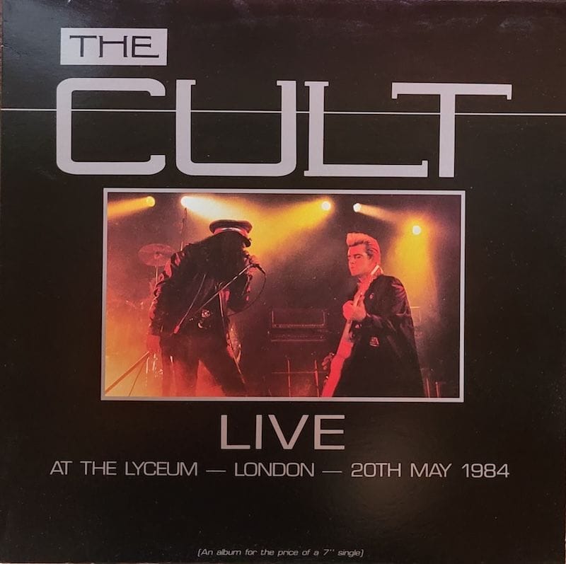 The Cult — Live at Lyceum — Canadian Original