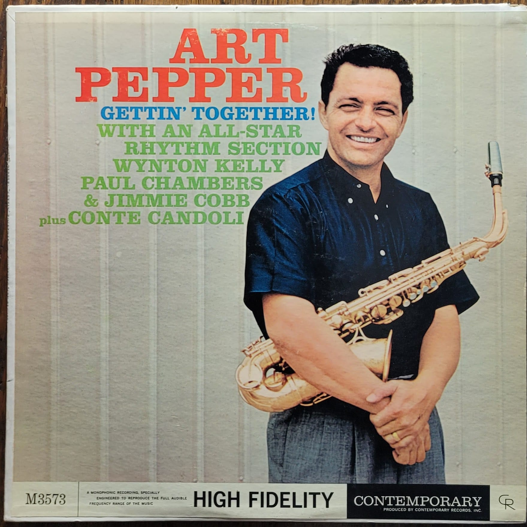 Art Pepper — Gettin’ Together — Original Mono