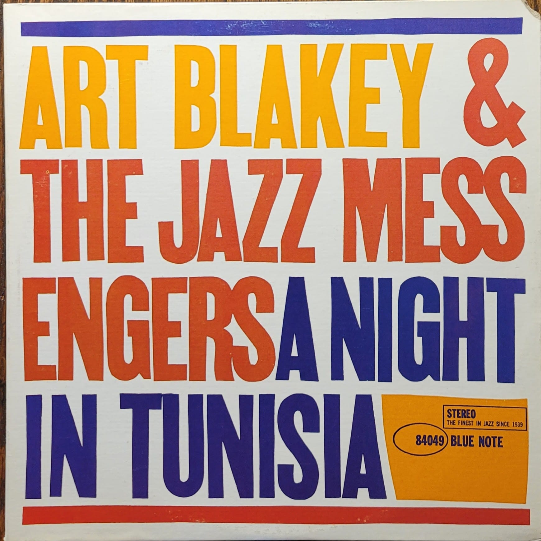 Art Blakey & The Jazz Messengers — A Night In Tunisia — White-b