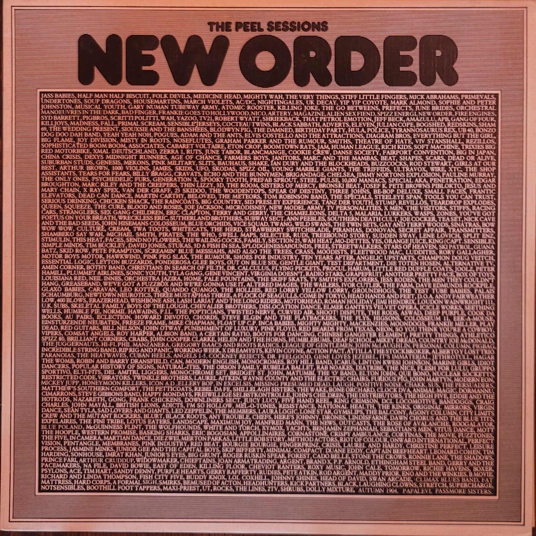 New Order — Peel Sessions — UK Original
