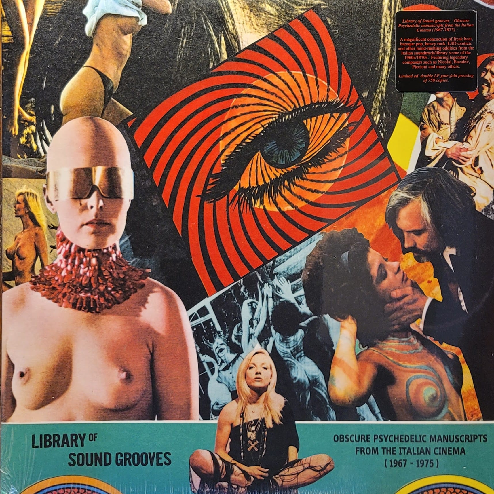 Various — Library Of Sound Grooves: Obscure Psychedelic Manuscripts From The Italian Cinema — Original