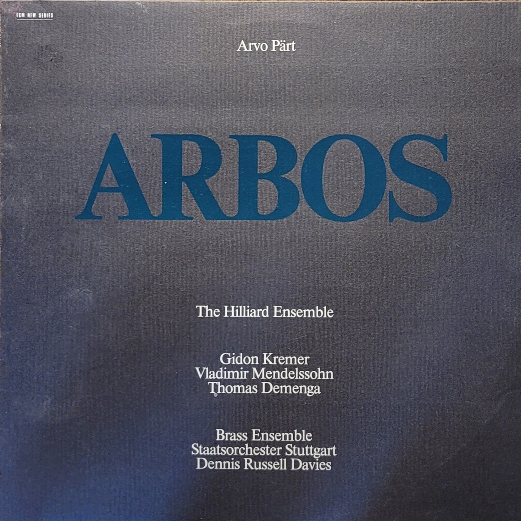 Arvo Part — Arbos — Original
