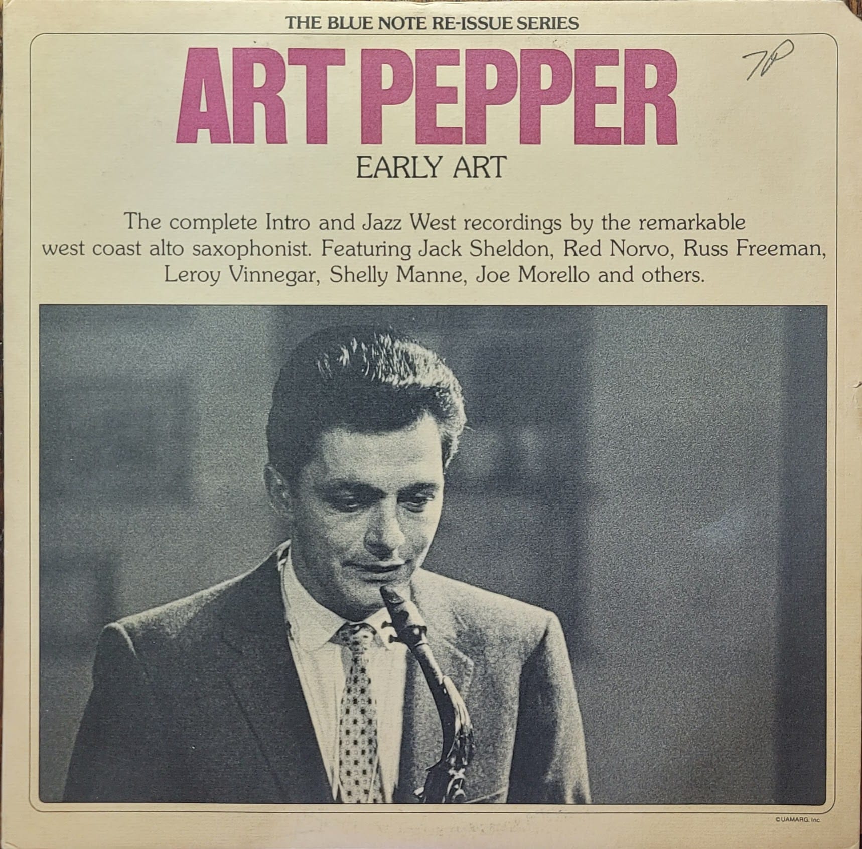 Art Pepper - Early Art - Original