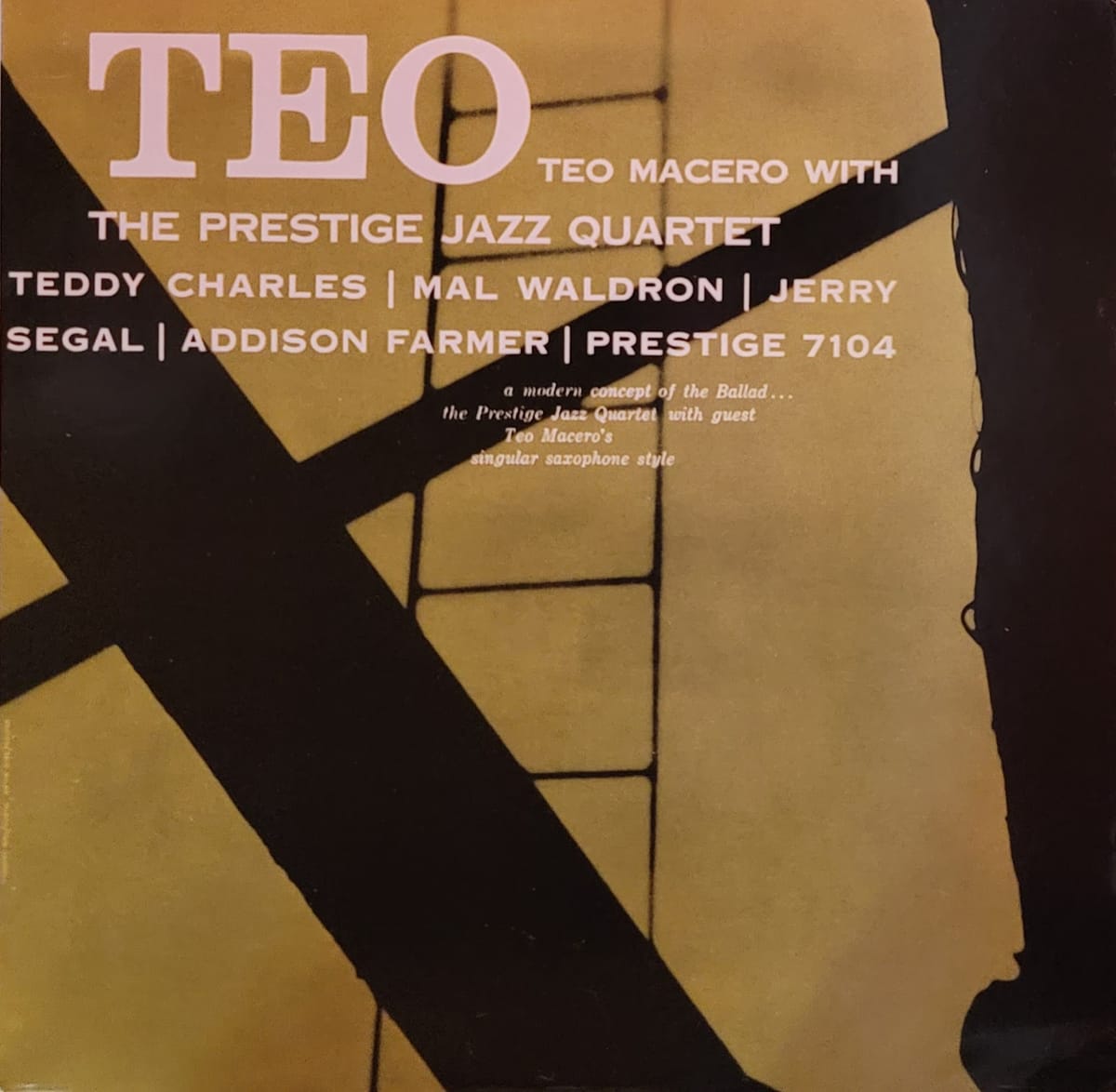 Teo Macero With The Prestige Jazz Quartet — Teo — OJC