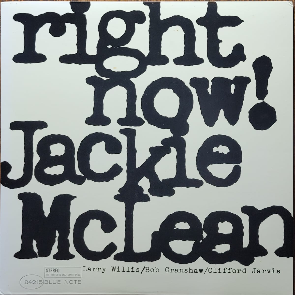 Jackie McLean — Right Now! — Japan