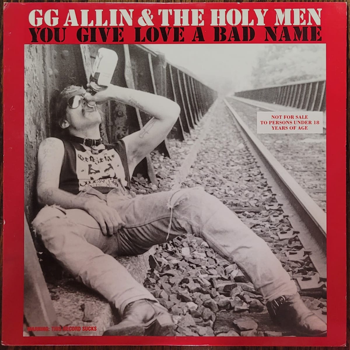 GG Allin & The Holy Men — You Give Love A Bad Name — Original