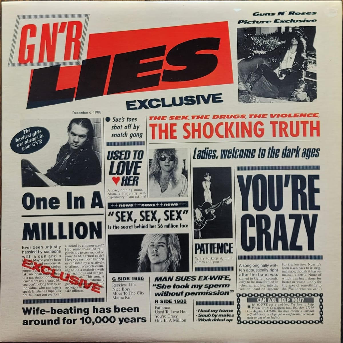 Guns N’ Roses — G N’ R Lies — Canadian