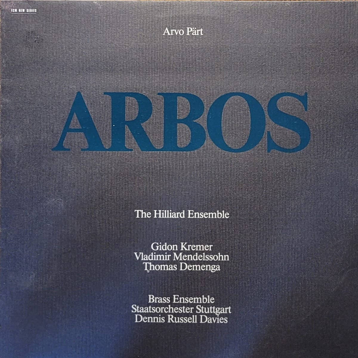 Arvo Part — Arbos — Original